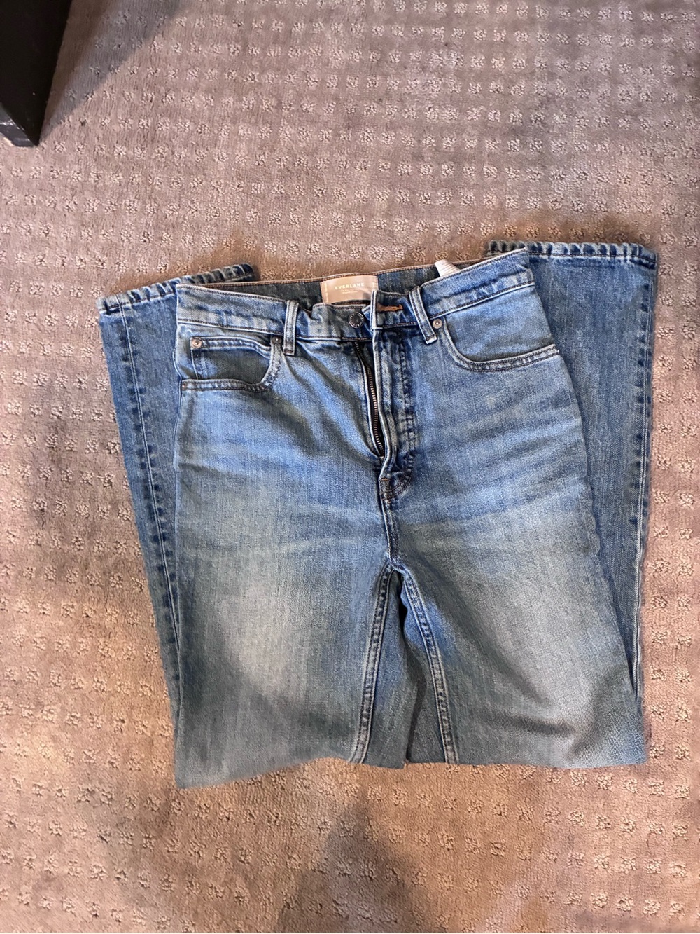 Everlane Women's Straight Leg Light Blue Jeans